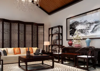 长洲中式书房设计让四合院的生活更加美好